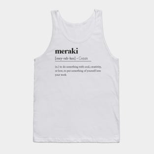 Meraki Definition Tank Top